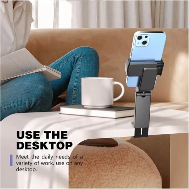 Giá Đỡ Điện Thoại Đa Năng Gập Gọn, Kẹp Du Lịch Gắn Ghế Mini Di Động Tiện Lợi