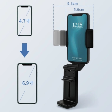 Giá Đỡ Điện Thoại Đa Năng Gập Gọn, Kẹp Du Lịch Gắn Ghế Mini Di Động Tiện Lợi
