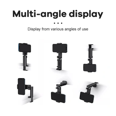 Giá Đỡ Điện Thoại Đa Năng Gập Gọn, Kẹp Du Lịch Gắn Ghế Mini Di Động Tiện Lợi