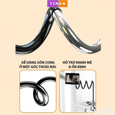 Giá Đỡ Điện Thoại Đa Năng Kẹp Đầu Giường và Bàn - Xem Phim Không Mỏi Tay 4-10 inch - 104k