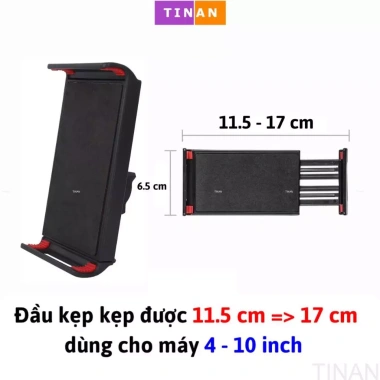 Giá Đỡ Điện Thoại Đa Năng Kẹp Đầu Giường và Bàn - Xem Phim Không Mỏi Tay 4-10 inch - 104k
