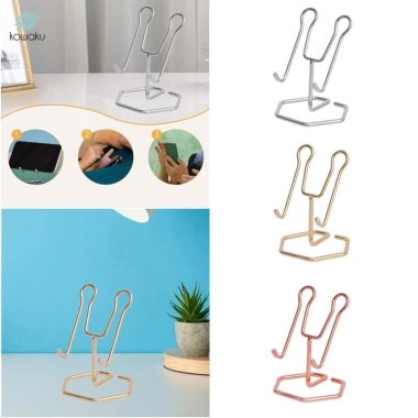 Giá Đỡ Điện Thoại Dây Kim Loại Nhỏ Gọn, Chắc Chắn - Du Lịch, Phòng Ngủ 51.700₫