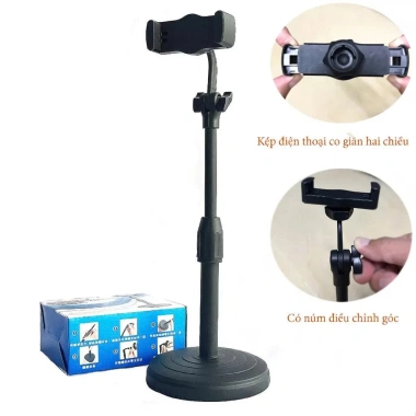 Giá đỡ điện thoại để bàn đa năng xoay 360 – Kẹp quay video livestream chụp hình – 17.000₫ 10 Giá đỡ điện thoại để bàn đa năng xoay 360 – Kẹp quay video livestream chụp hình – 17.000₫ 10