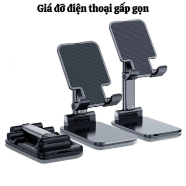 Giá Đỡ Điện Thoại Để Bàn Gấp Gọn Nhựa Cao Cấp Kẹp Xoay Đa Góc Giá 24.000₫