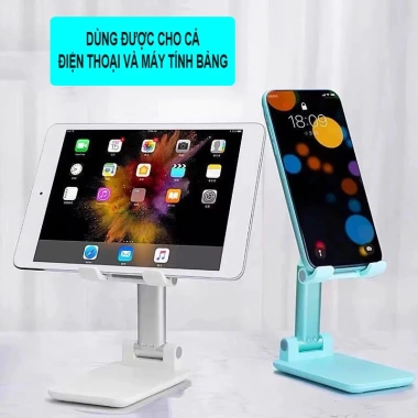 Giá Đỡ Điện Thoại Để Bàn Gấp Gọn Nhựa Cao Cấp Kẹp Xoay Đa Góc Giá 24.000₫