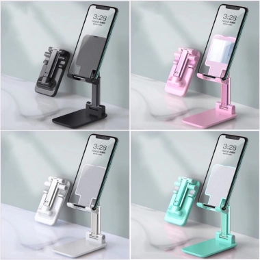 Giá đỡ điện thoại để bàn gấp gọn Vinzy Tech - Kẹp nhỏ gọn, tiện lợi, chỉ 18.000₫
