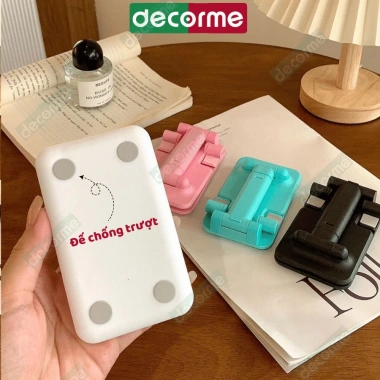 Giá đỡ điện thoại để bàn K3 Decorme Nhỏ gọn, đa năng, đế vững chắc, tiện lợi
