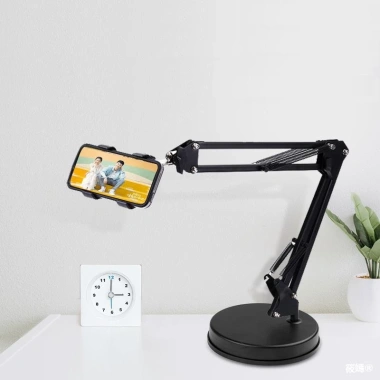 Giá đỡ điện thoại đế nặng đa năng xoay 360, điều chỉnh chiều cao, livestream chuyên nghiệp - Giá chỉ 135.000đ