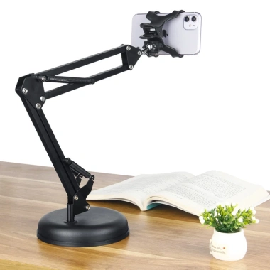 Giá đỡ điện thoại đế nặng đa năng xoay 360, điều chỉnh chiều cao, livestream chuyên nghiệp - Giá chỉ 135.000đ 5 Giá đỡ điện thoại đế nặng đa năng xoay 360, điều chỉnh chiều cao, livestream chuyên nghiệp - Giá chỉ 135.000đ 5