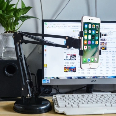 Giá đỡ điện thoại đế nặng đa năng xoay 360, điều chỉnh chiều cao, livestream chuyên nghiệp - Giá chỉ 135.000đ 7 Giá đỡ điện thoại đế nặng đa năng xoay 360, điều chỉnh chiều cao, livestream chuyên nghiệp - Giá chỉ 135.000đ 7