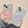 Giá đỡ điện thoại dính tròn Acrylic, dành cho iPhone Android, thiết kế ngón tay, giảm giá 20% 3