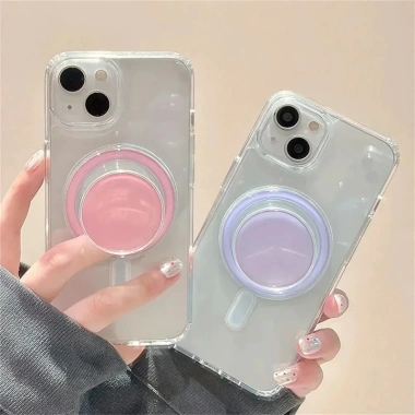 Giá đỡ điện thoại dính tròn Acrylic, dành cho iPhone Android, thiết kế ngón tay, giảm giá 20% 3