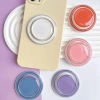 Giá đỡ điện thoại dính tròn Acrylic, dành cho iPhone Android, thiết kế ngón tay, giảm giá 20% 8