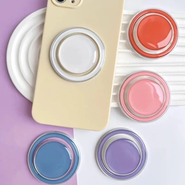 Giá đỡ điện thoại dính tròn Acrylic, dành cho iPhone Android, thiết kế ngón tay, giảm giá 20% 8