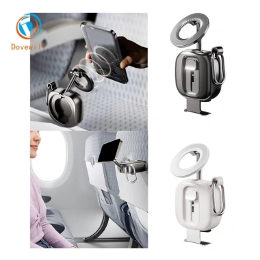 Giá đỡ điện thoại Dovewill đa năng từ tính, điều chỉnh di động cho máy bay - Phụ kiện du lịch