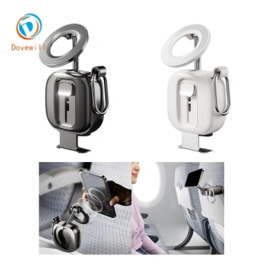 Giá đỡ điện thoại Dovewill đa năng từ tính, điều chỉnh di động cho máy bay - Phụ kiện du lịch