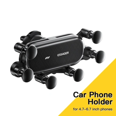 Giá đỡ điện thoại ESSAGER kim loại 4.7-6.7 inch gắn lỗ thông gió xe hơi 72.600₫