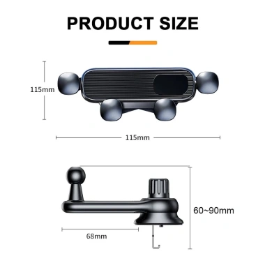 Giá Đỡ Điện Thoại Gắn Khe Điều Hòa Xe Hơi Kia K2 K3 K5 Carens Xceed Forte - Giá 67.266 VND