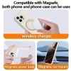 Giá đỡ điện thoại gập 360° Từ tính mới, hỗ trợ sạc không dây, phù hợp mọi mẫu 5