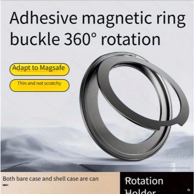Giá đỡ điện thoại gập 360° Từ tính mới, hỗ trợ sạc không dây, phù hợp mọi mẫu 6