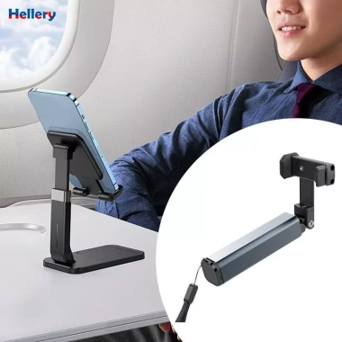 Giá đỡ điện thoại gập gọn có kẹp, bỏ túi tiện lợi cho máy bay và tàu cao tốc - Du lịch 9