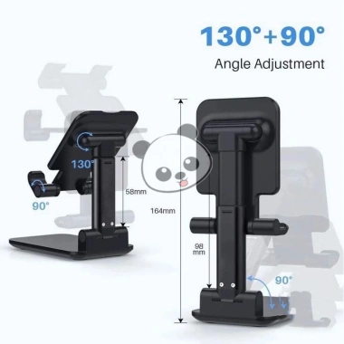 Giá đỡ điện thoại gấp gọn đa năng, chống trượt, điều chỉnh độ cao, hỗ trợ học tập, xem phim, livestream - 30.000 VND