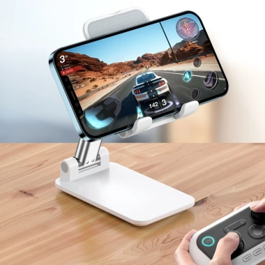 Giá Đỡ Điện Thoại Gấp Gọn Đa Năng - Kệ Để Bàn Xem Video, Điều Chỉnh 3 Góc