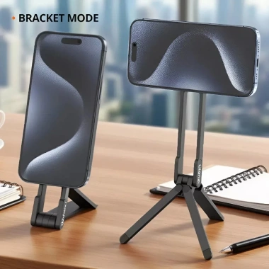 Giá Đỡ Điện Thoại Gấp Gọn Móc Leo Núi - Nam Châm 2 Mặt, Tripod Du Lịch, 79.000₫