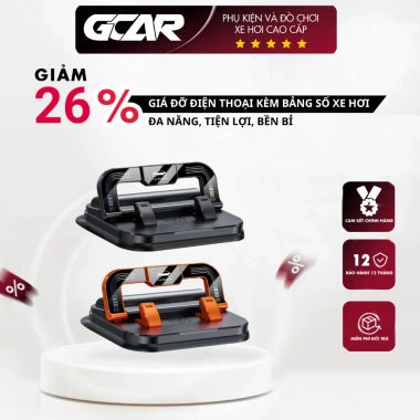 Giá Đỡ Điện Thoại GCAR H7 Xoay 360°, Gắn Taplo Linh Hoạt, Bền Chắc - 49.000₫