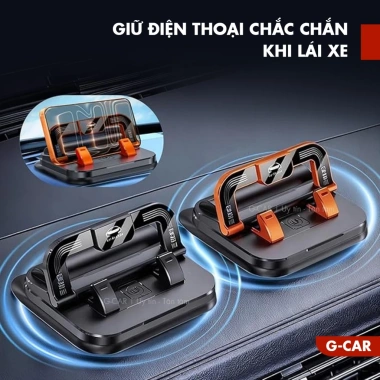 Giá Đỡ Điện Thoại GCAR H7 Xoay 360°, Gắn Taplo Linh Hoạt, Bền Chắc - 49.000₫