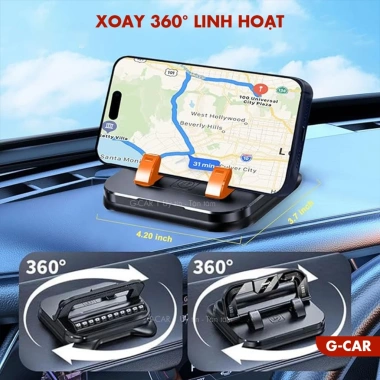 Giá Đỡ Điện Thoại GCAR H7 Xoay 360°, Gắn Taplo Linh Hoạt, Bền Chắc - 49.000₫ 5 Giá Đỡ Điện Thoại GCAR H7 Xoay 360°, Gắn Taplo Linh Hoạt, Bền Chắc - 49.000₫ 5
