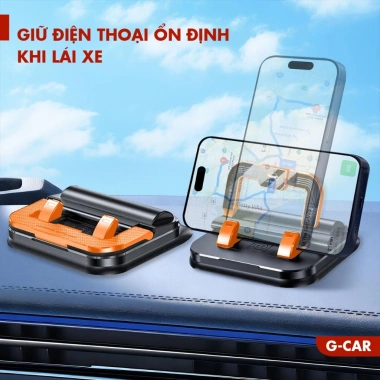 Giá Đỡ Điện Thoại GCAR H7 Xoay 360°, Gắn Taplo Linh Hoạt, Bền Chắc - 49.000₫
