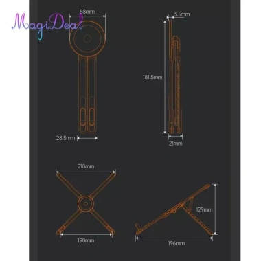 Giá đỡ điện thoại, giá đỡ laptop ổn định - Du lịch & tại nhà 206.800đ