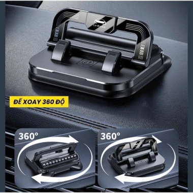 Giá Đỡ Điện Thoại H7S Hít Chân Không Xoay 360 Do Gấp Gọn - Bảng Ghi Số Tiện Lợi Giá 48.300 VND