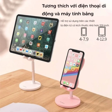 Giá đỡ điện thoại hình thỏ dễ thương - Chống trượt, điều chỉnh độ cao, dùng cho máy tính bảng - 21.800₫