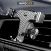 Giá đỡ điện thoại HipoCar ô tô kẹp cửa khe gió xoay 360 độ vân cacbon - Nhỏ gọn, tiện lợi