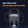 Giá đỡ điện thoại HipoCar ô tô kẹp cửa khe gió xoay 360 độ vân cacbon - Nhỏ gọn, tiện lợi 3