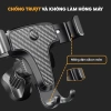 Giá đỡ điện thoại HipoCar ô tô kẹp cửa khe gió xoay 360 độ vân cacbon - Nhỏ gọn, tiện lợi 5