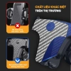 Giá đỡ điện thoại HipoCar ô tô kẹp cửa khe gió xoay 360 độ vân cacbon - Nhỏ gọn, tiện lợi 8