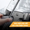 Giá đỡ điện thoại HipoCar ô tô kẹp cửa khe gió xoay 360 độ vân cacbon - Nhỏ gọn, tiện lợi 9