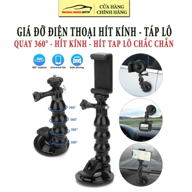 Giá đỡ điện thoại hít kính ô tô, gắn táp lô chắc chắn, xem map quay video 59.000 VND 3 Giá đỡ điện thoại hít kính ô tô, gắn táp lô chắc chắn, xem map quay video 59.000 VND 3