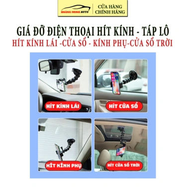 Giá đỡ điện thoại hít kính ô tô, gắn táp lô chắc chắn, xem map quay video 59.000 VND 8 Giá đỡ điện thoại hít kính ô tô, gắn táp lô chắc chắn, xem map quay video 59.000 VND 8