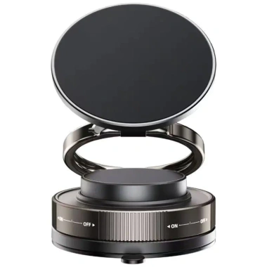 Giá đỡ điện thoại hút chân không từ tính 360° gập xoay, gắn bảng điều khiển ô tô - 64.000₫