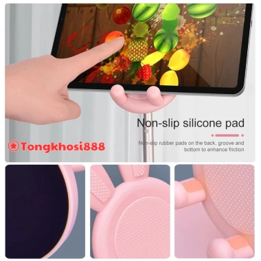 Giá đỡ điện thoại, iPad để bàn hình tai thỏ cute dễ thương - Giá chỉ 17.850 VND 4 Giá đỡ điện thoại, iPad để bàn hình tai thỏ cute dễ thương - Giá chỉ 17.850 VND 4