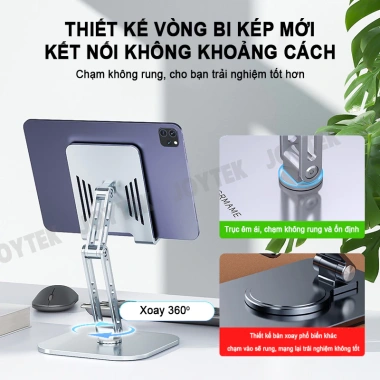 Giá đỡ điện thoại iPad hợp kim nhôm B20 - nâng hạ chiều cao, giảm còn 155k