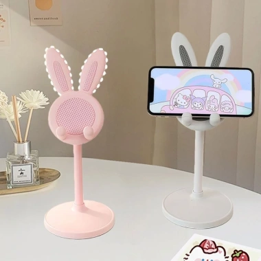 Giá Đỡ Điện Thoại iPad Máy Tính Hình Thỏ Cao Su Chống Trượt Điều Chỉnh Cao Thấp - Giá 22.800₫