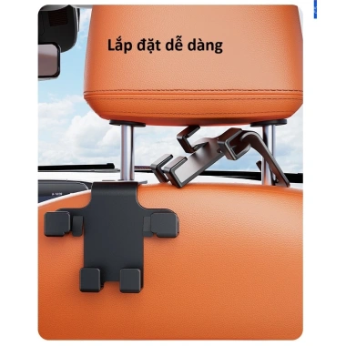 Giá đỡ điện thoại iPad nhựa treo ghế ô tô đa năng - Tiện lợi, chắc chắn, 19.000 VND