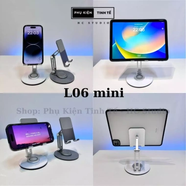Giá đỡ điện thoại iPad xoay 360 độ nhôm nguyên khối gấp gọn – giá 119.000đ