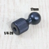 Giá đỡ điện thoại kẹp đầu bi 17mm, chuyển đổi ren, vít và đai ốc tích hợp