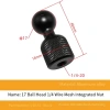 Giá đỡ điện thoại kẹp đầu bi 17mm, chuyển đổi ren, vít và đai ốc tích hợp 8